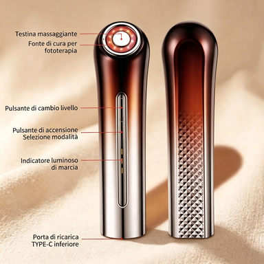 Dispositivo di Bellezza Viso EMS con Microcorrente
